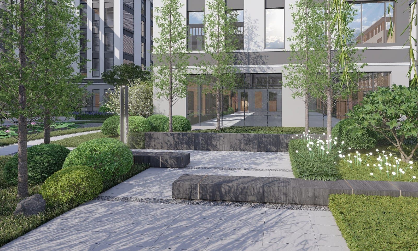 Courtyard Walkways效果图
