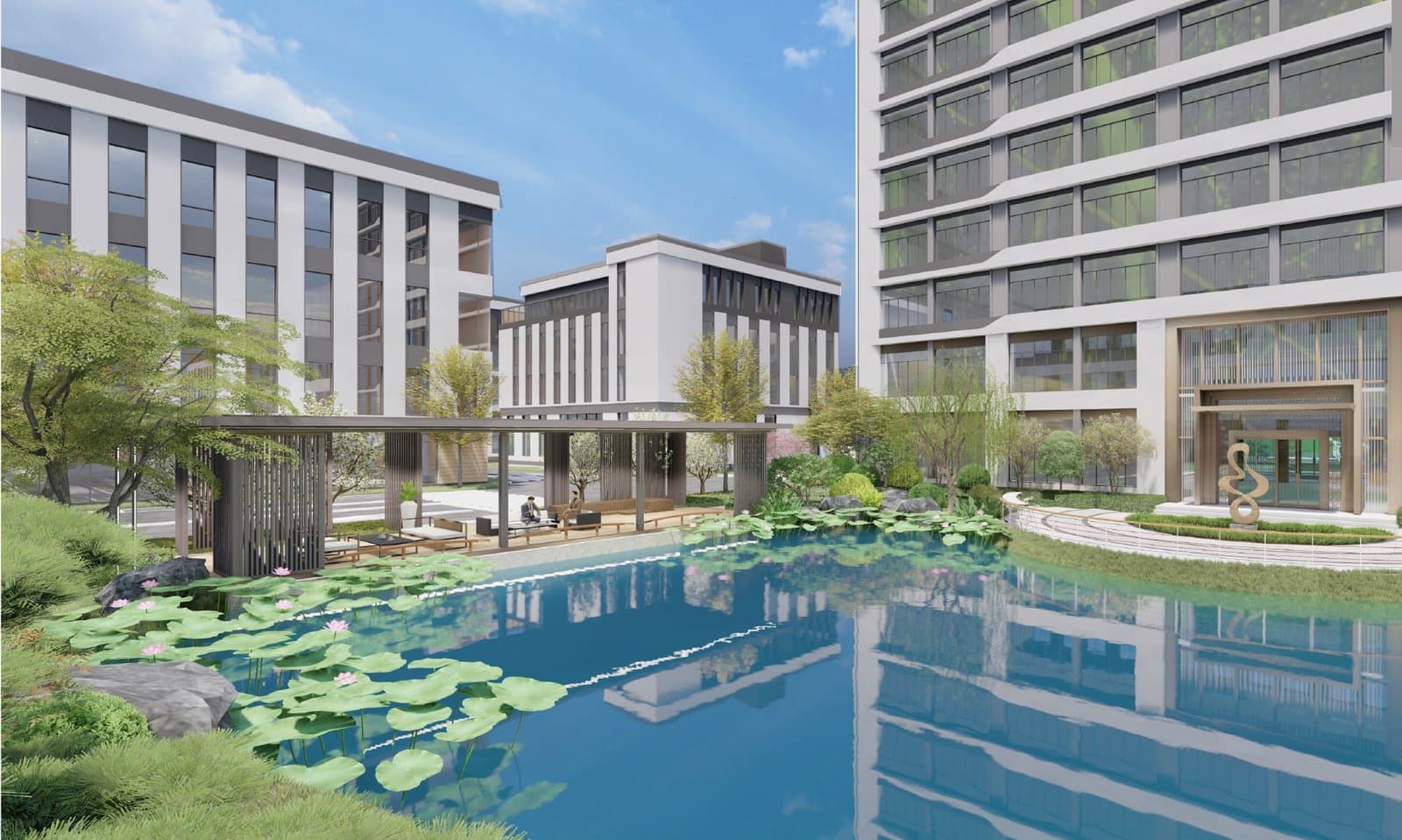 Waterfront Office Interface效果图
